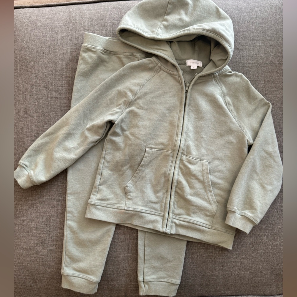 Sweat set (unisex)- Angel Dear/ 4T/ pale green/ guc